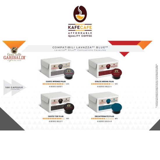 Picture of 400 LAVAZZA BLUE CAPSULES + FREE DESCALER